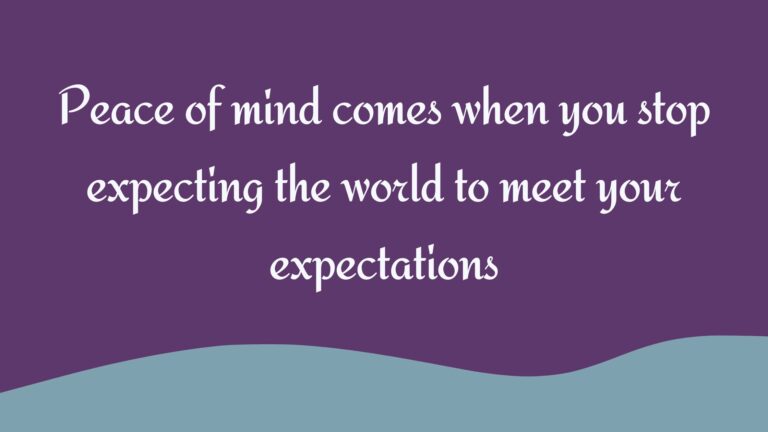 How to Find Peace of Mind