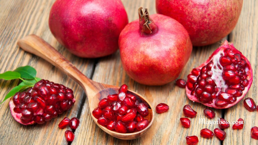 Pomegranate as part of fruits that are super nutritious