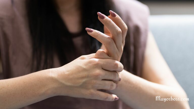 Woman Cracking Their Knuckles