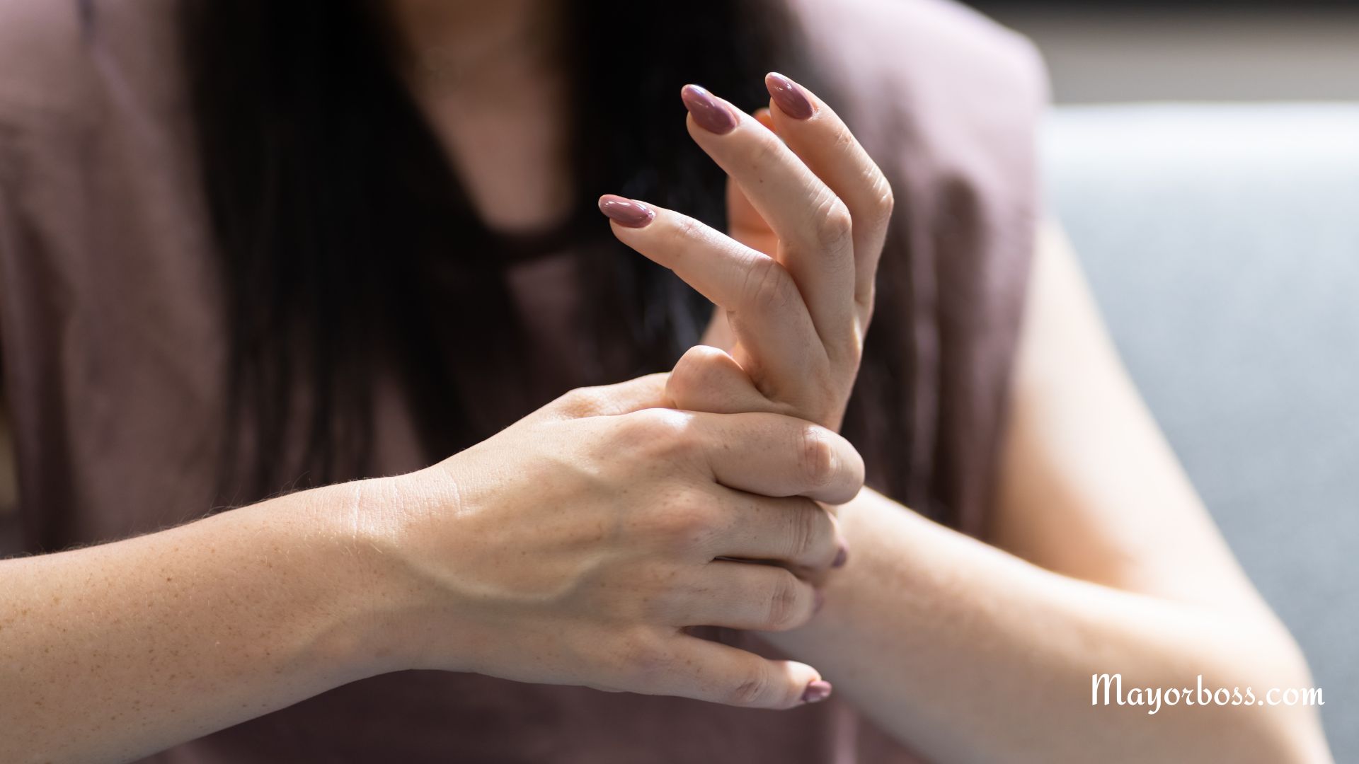 Woman Cracking Their Knuckles