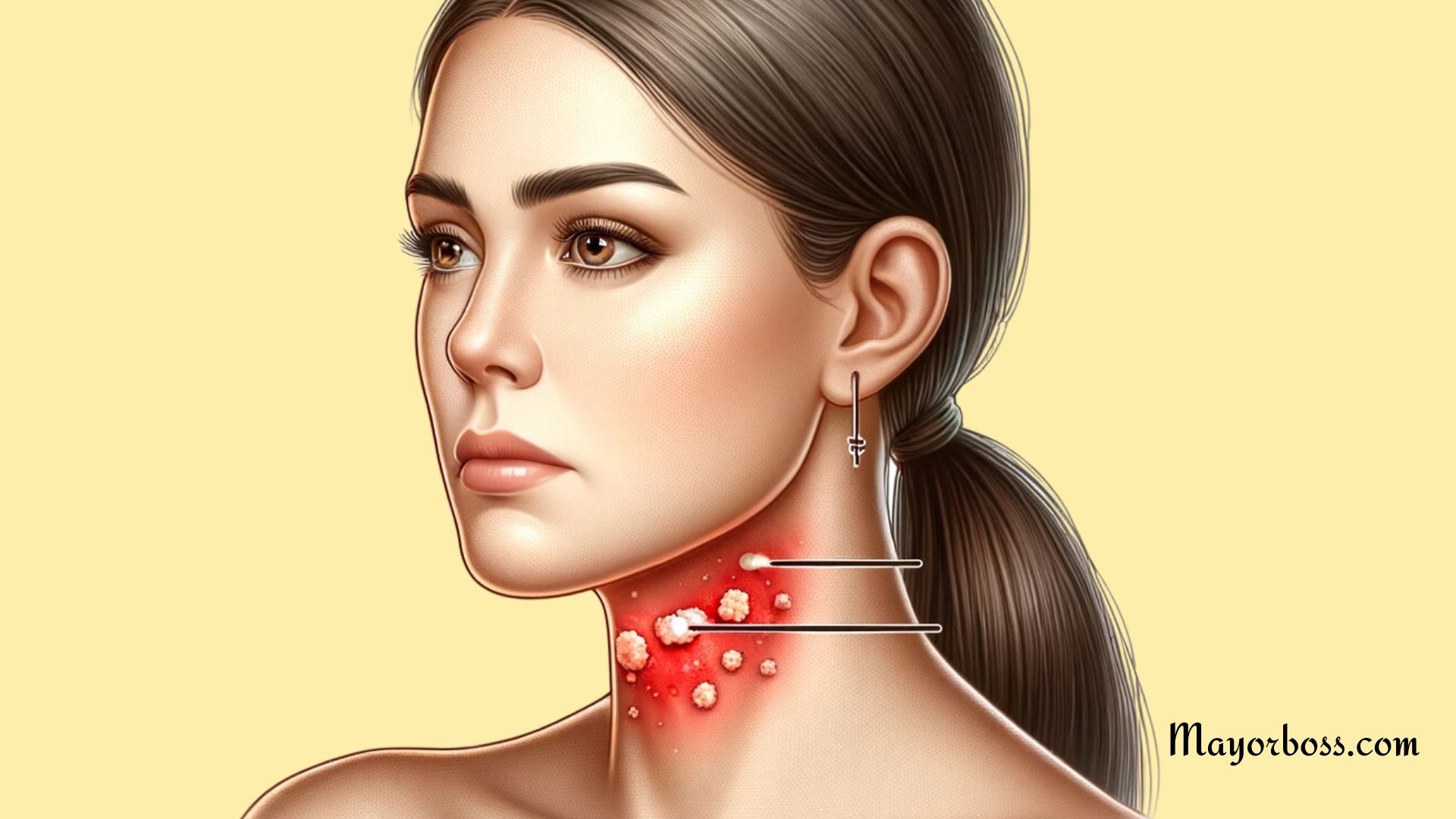 White Spots in Throat