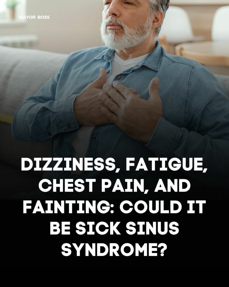 Dizziness, Fatigue, Chest Pain, and Fainting: Could It Be Sick Sinus Syndrome?