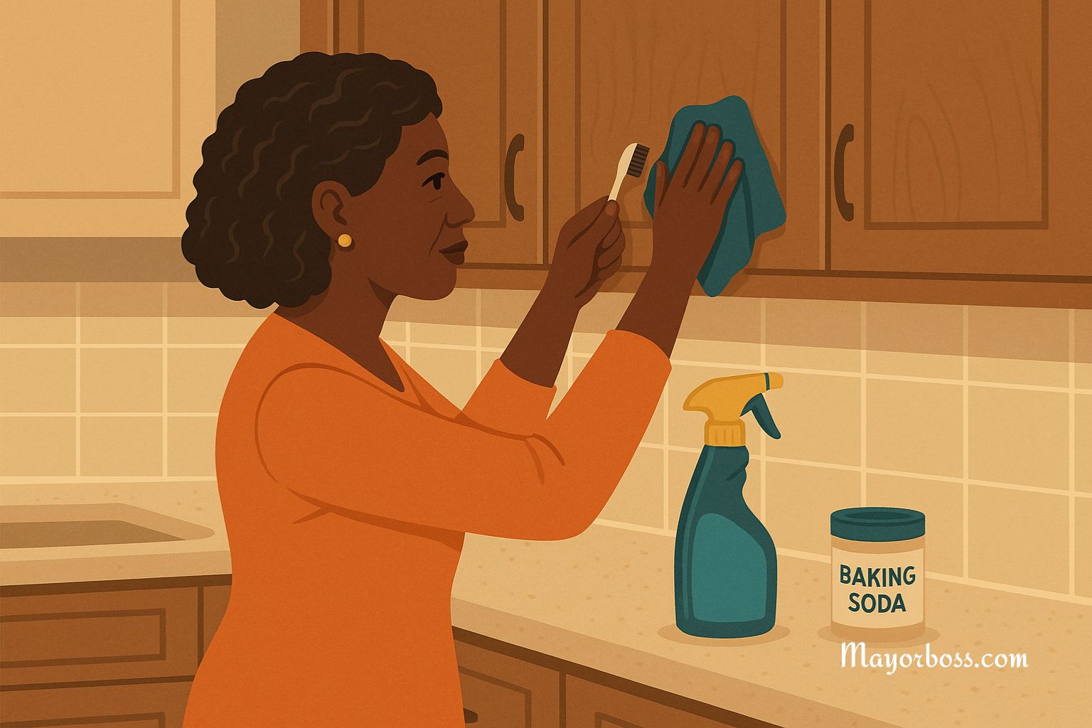 Easy Cleaning Hack: How to Remove Grease from Cabinets