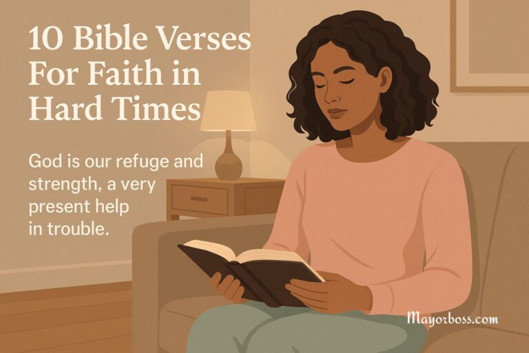 10 Bible Verses For Faith in Hard Times