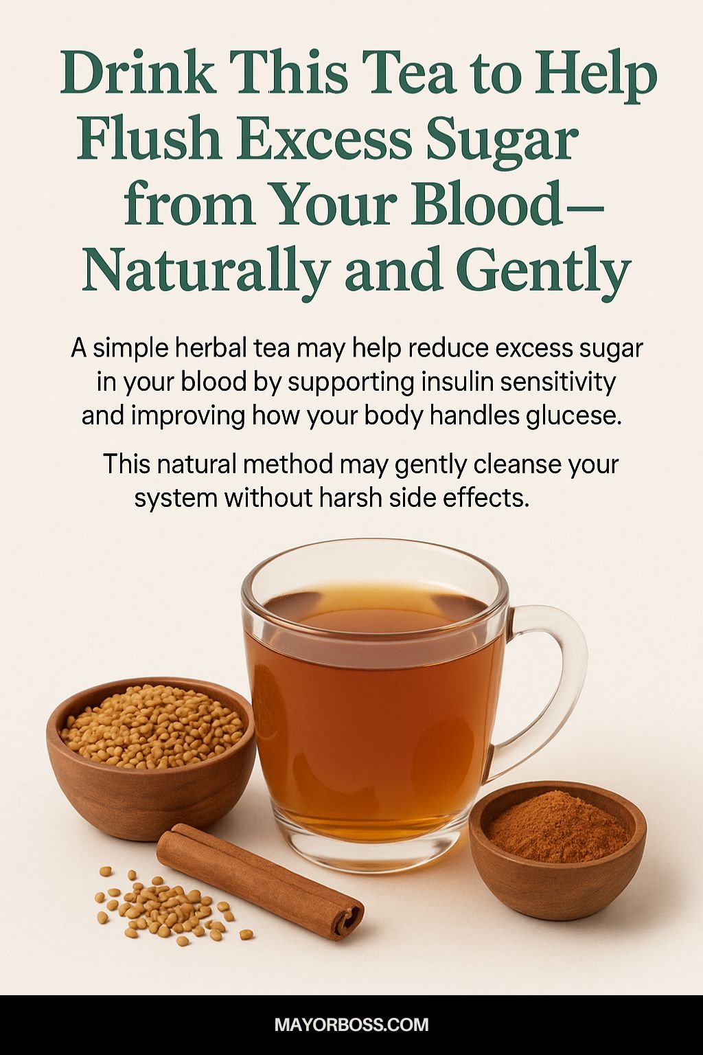 Drink This Tea to Help Flush Excess Sugar from Your Blood—Naturally and Gently