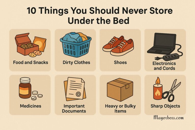 10 Things You Should Never Store Under the Bed