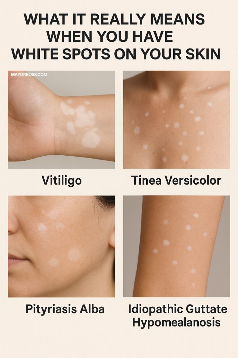 What It Really Means When You Have White Spots On Your Skin