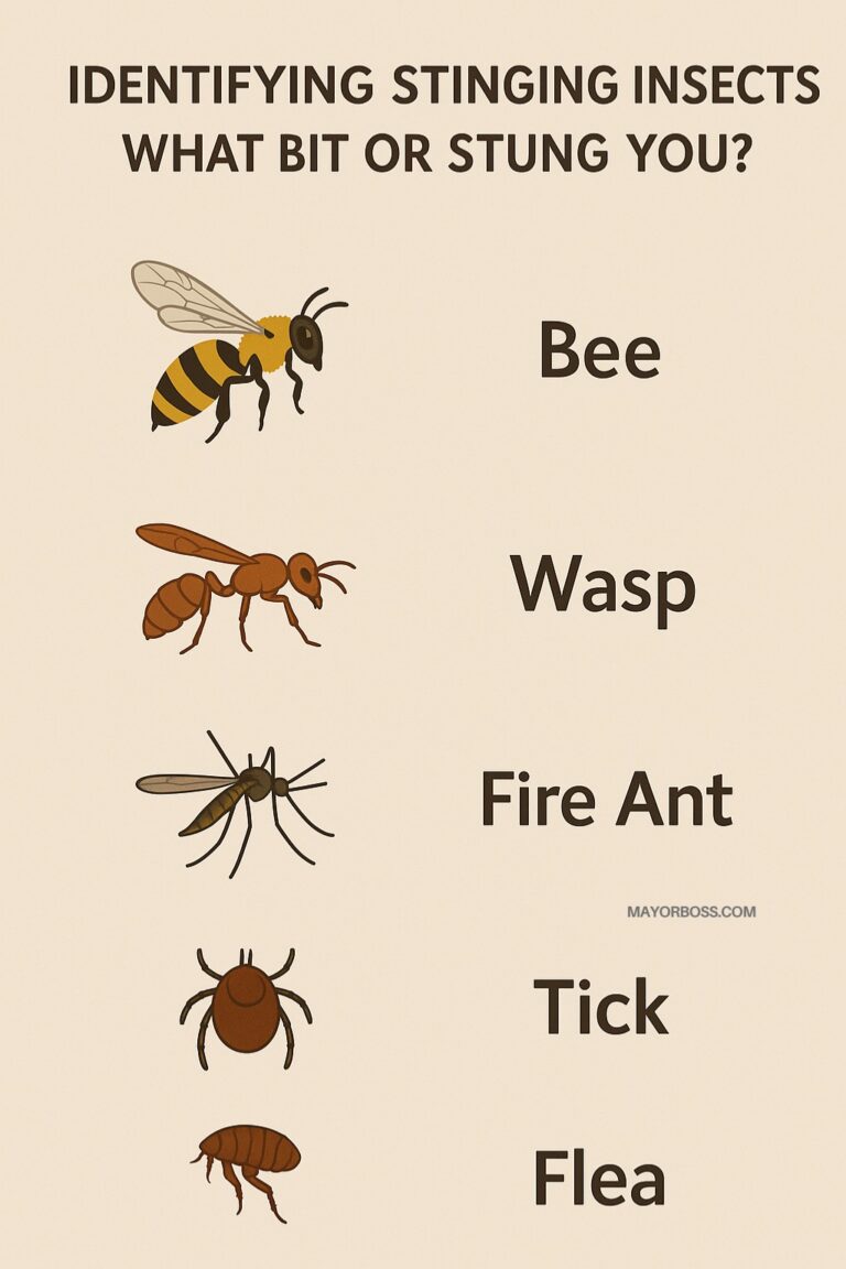 Identifying Stinging Insects: A Simple Guide to What Bit or Stung You